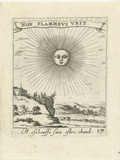 Stralende zon door Albert Flamen