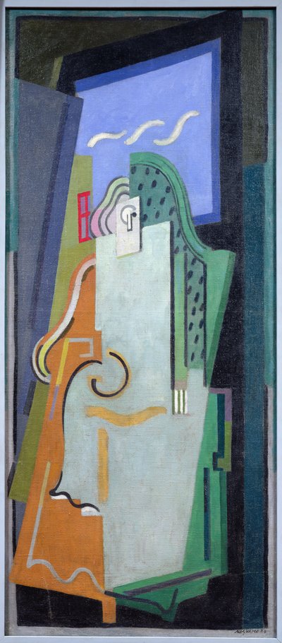 De blauwe figuur door Albert Gleizes