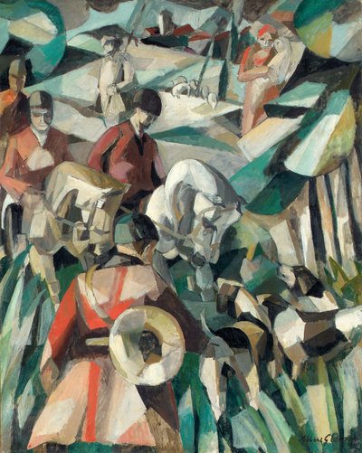 De jacht door Albert Gleizes