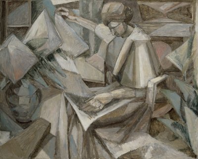 Vrouw met Phlox door Albert Gleizes