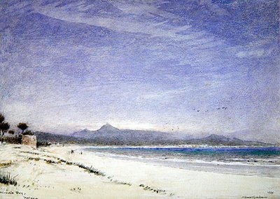 Baai van Alcudia, Mallorca door Albert Goodwin