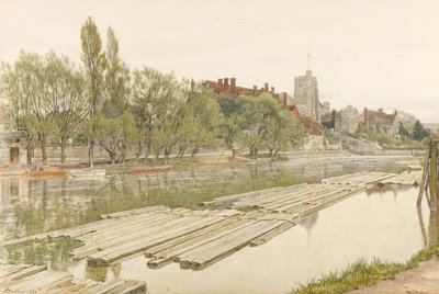 Allerheiligenkerk Maidstone door Albert Goodwin