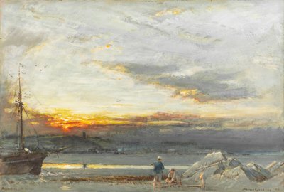 Appledore, N Devon door Albert Goodwin