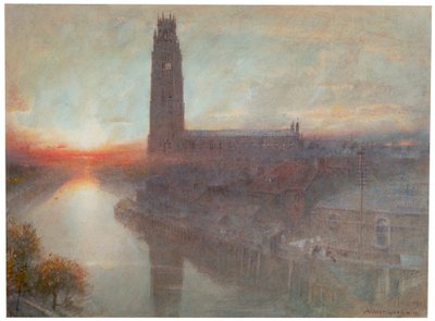 Boston, 1907 door Albert Goodwin