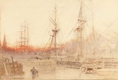 Bristol, Als de Werkdag Voorbij is door Albert Goodwin