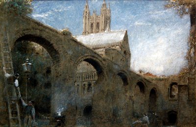 Canterbury door Albert Goodwin