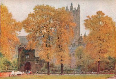 Canterbury Kathedraal, 1908 door Albert Goodwin