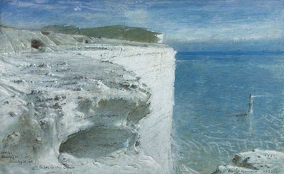 Goblin maanlicht, Beachy Head door Albert Goodwin
