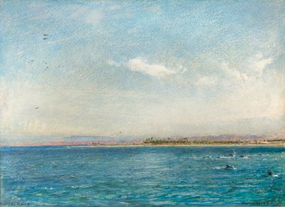 Golf van Suez door Albert Goodwin