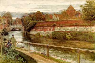 Oude Muren, Winchester door Albert Goodwin