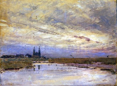 Reculver, Kent door Albert Goodwin