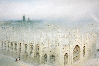 De Regen uit de Hemel, All Souls, Oxford door Albert Goodwin