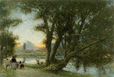 Het dorp van..., c.1860-c.1932 door Albert Goodwin