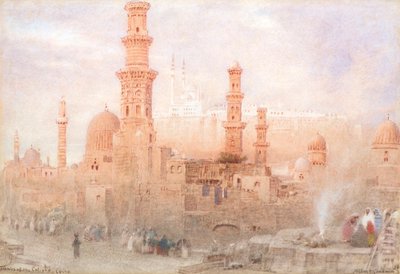 Graven van de kaliefen, Caïro door Albert Goodwin