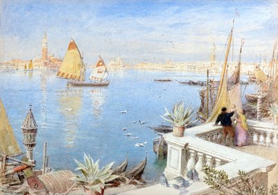 Venetië 1892 door Albert Goodwin