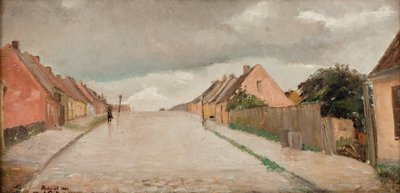 Bakkegade in Hillerød door Albert Gottschalk