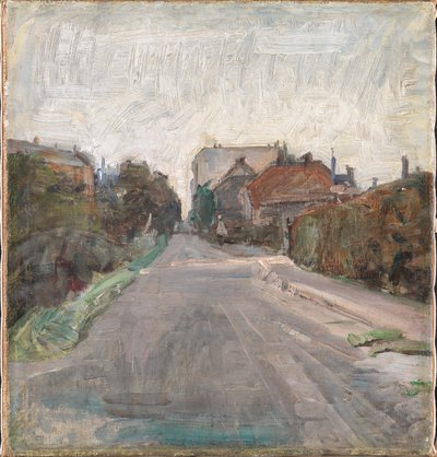 Straat. Rand van Kopenhagen door Albert Gottschalk