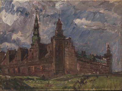 Kronborg gezien vanuit het zuidoosten door Albert Gottschalk
