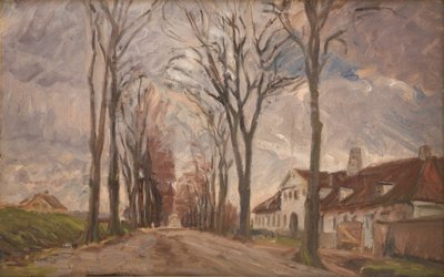 Lyngbyvejen bij Vintappergården door Albert Gottschalk
