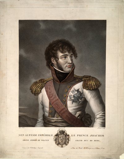 Portret van Joachim Murat, ca. 1806 door Albert Gregorius