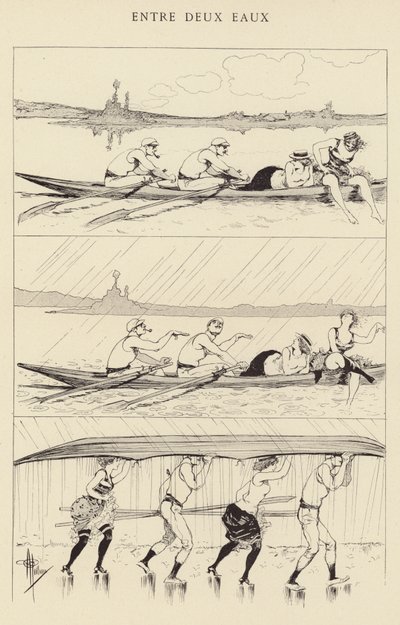 Entre Deux Eaux door Albert Guillaume