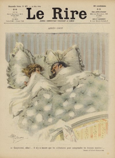 Illustratie voor Le Rire door Albert Guillaume