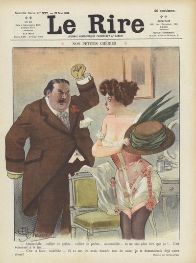 Illustratie voor Le Rire door Albert Guillaume
