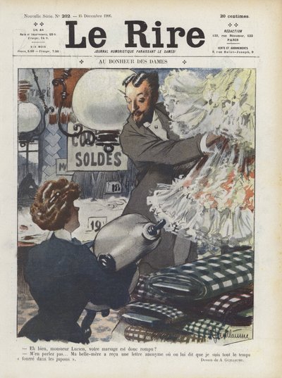 Illustratie voor Le Rire door Albert Guillaume