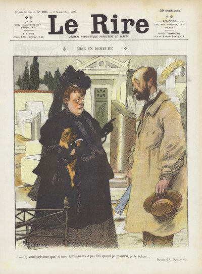 Illustratie voor Le Rire door Albert Guillaume