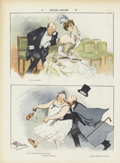 Illustratie voor Le Rire door Albert Guillaume