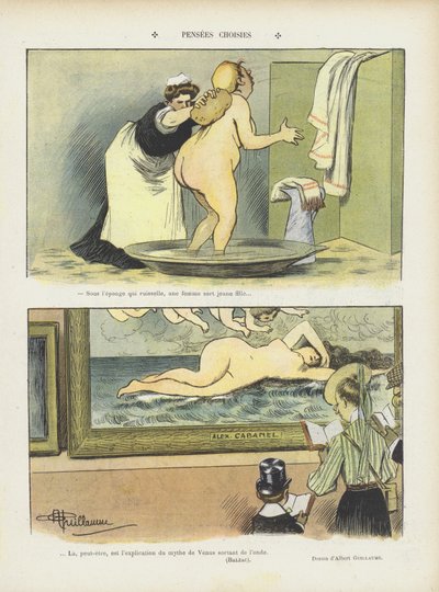 Illustratie voor Le Rire door Albert Guillaume