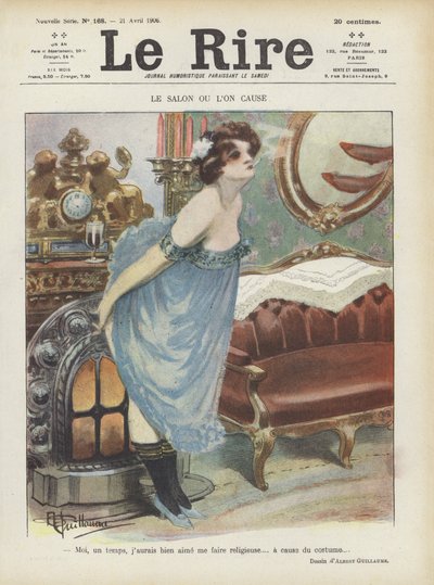 Illustratie voor Le Rire door Albert Guillaume