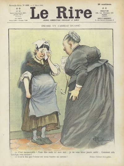 Illustratie voor Le Rire door Albert Guillaume