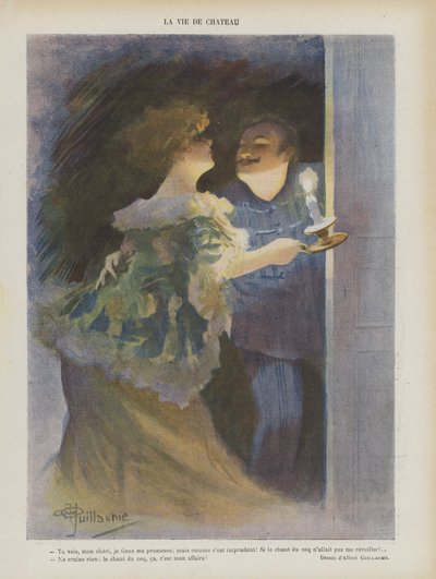 Illustratie voor Le Rire door Albert Guillaume