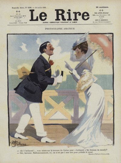 Illustratie voor Le Rire door Albert Guillaume