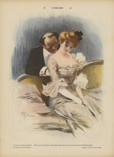 Illustratie voor Le Rire door Albert Guillaume
