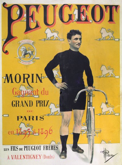 Poster die de fietsen 