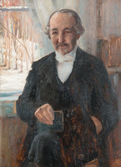 Portret van de dichter Zacharias Topelius 1818-1898 door Albert Gustaf Aristides Edelfelt