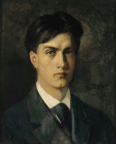 Zelfportret door Albert Gustaf Aristides Edelfelt
