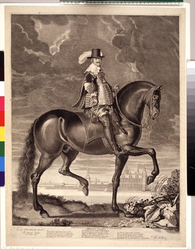 Christian IV te paard door Albert Haelwegh