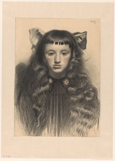 Portret van een meisje door Albert Hahn (I)