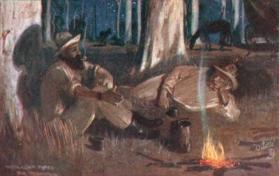 Australische types: De voerman door Albert Henry Fullwood