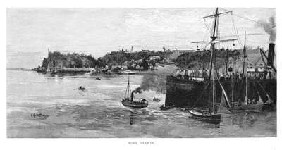 Port Darwin, 1886 door Albert Henry Fullwood