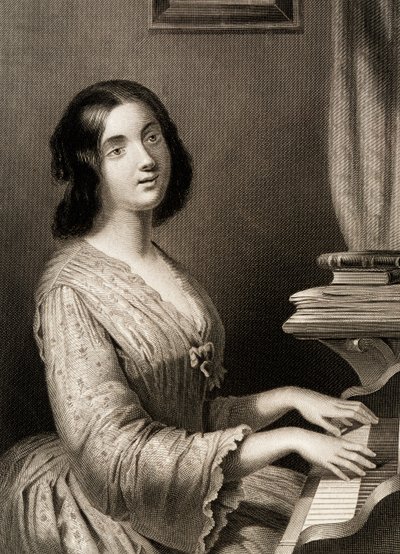 Zanger begeleid door piano door Albert Henry Payne