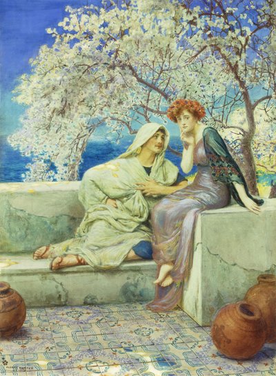 Het Hofmaken door Albert Herter