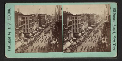 Fijne momentopnamen van de Grote Vrijmetselaarsparade, 24 juni 1875 door Albert J. Fisher