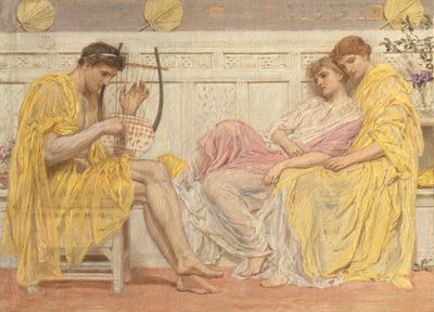 Een muzikant door Albert Joseph Moore