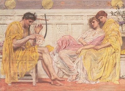 Een Muzikant door Albert Joseph Moore