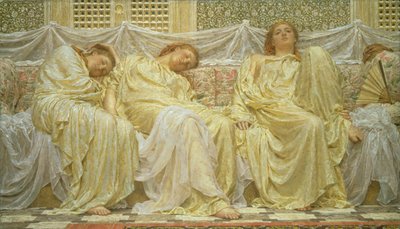 Dromers, 1882 door Albert Joseph Moore