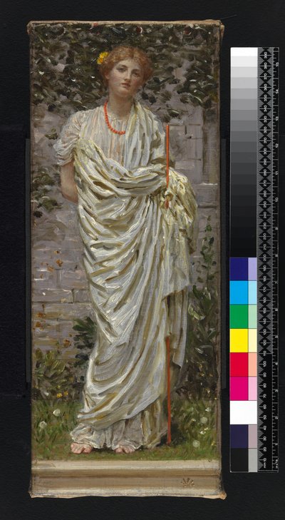 De Scheidsrechter, 1888 door Albert Joseph Moore